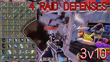 What Defending 4 BACK TO BACK RAIDS Looks Like | Rust Console Ps5 