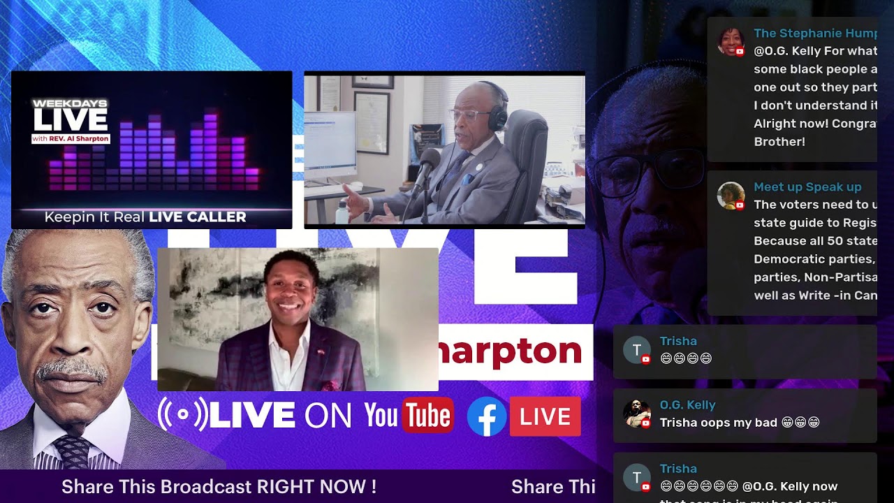 Weekdays Live with Rev. Al Sharpton | Keepin It Real Radio Show