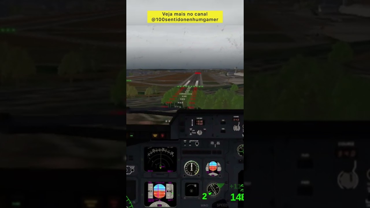 Pousando no aeroporto de Guarulhos sp ( simulador de avião IOS) 