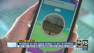 Pokeman app leads woman to boy in distress screenshot 5