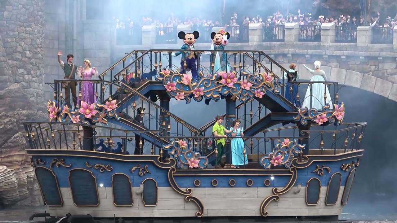 【TDS】2024.4.23　“ファンタジースプリングス”スペシャルグリーティングミッキー広場