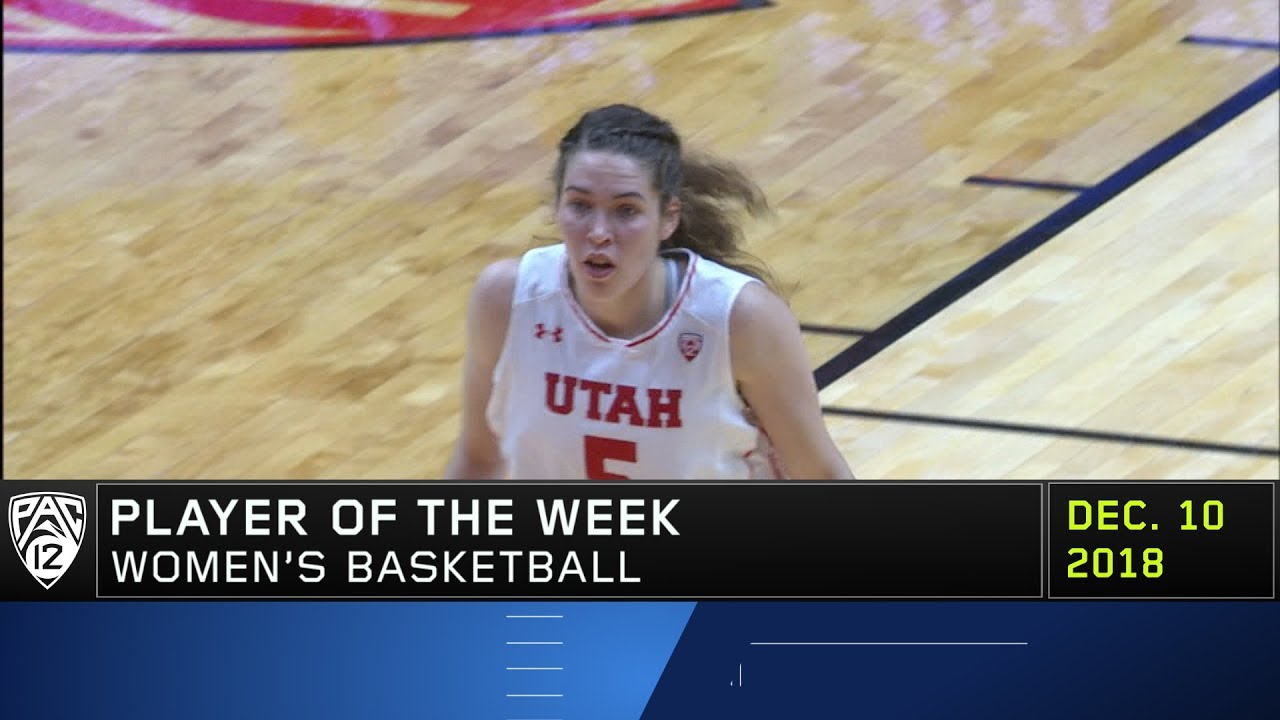 Utah's Megan Huff is named Pac-12 Women's Basketball Player of the Week ...