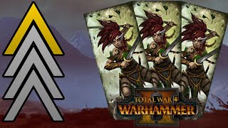 RANK 7 Bladesingers - Wood Elves vs Beastmen // Total War: WARHAMMER II Multiplayer Battle