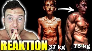 Heftige Fitness Transformation eines 17-Jährigen | Sascha Huber Reaktion