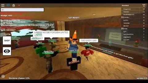 GUEST IS HACKING ROBLOX-TWISTED  MURDERER