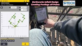 Earthworks Infield Design   Create Footings off Points