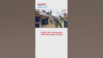 Di dời 5 hộ ở xã Hùng Sơn khỏi nơi có nguy cơ sạt lở