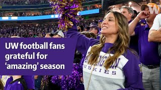 UW football fans grateful for 'amazing' season