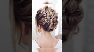 تسريحات زفاف wedding hairstyles #shorts #تسريحات #عرايس #wedding #hairstyle