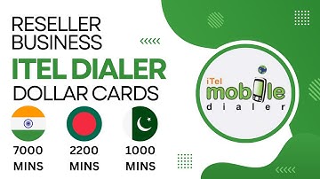 iTel Mobile Dialer Reseller | Dollar Cards | Voip Reseller Account