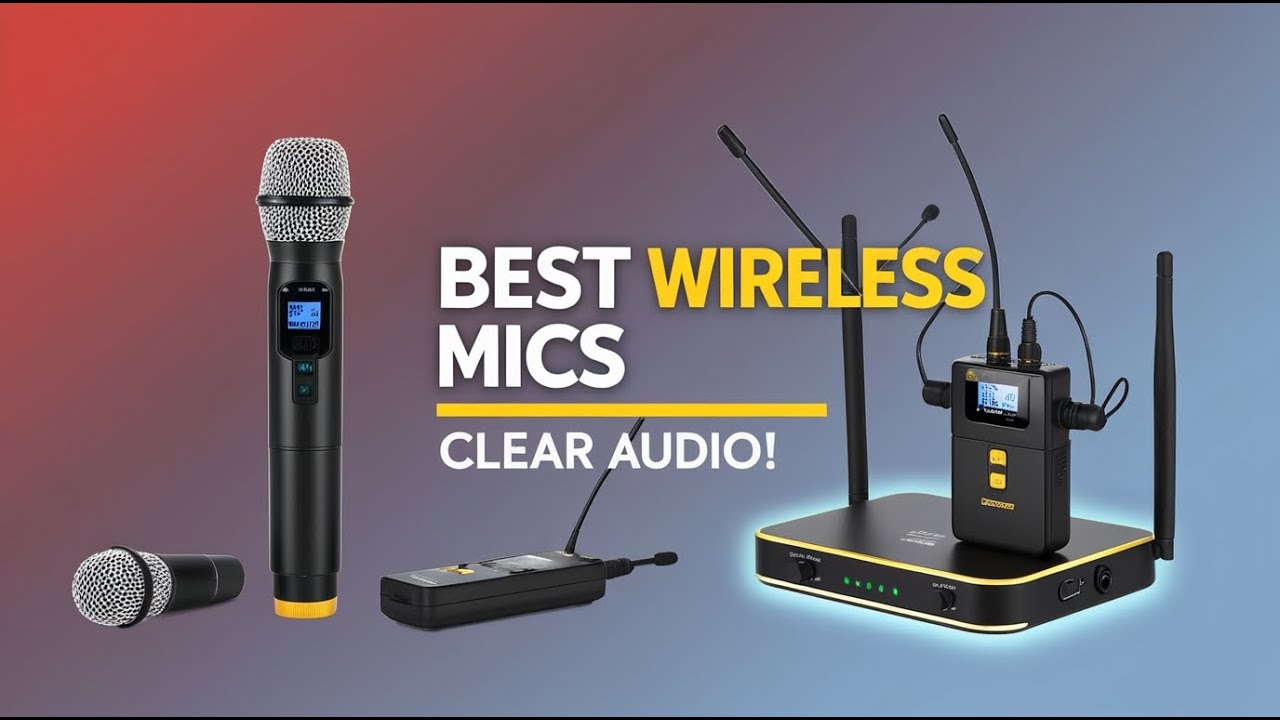 5 Best Wireless Microphone Systems in 2026 | Clear & Reliable Audio