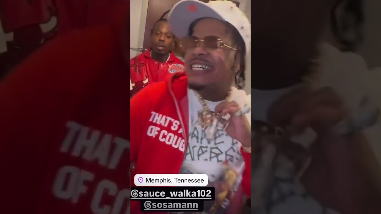 Sauce Walka, Sosamann & Sayso P had a show in Memphis last night. Prayers out to the TSF fam 🙏🏾