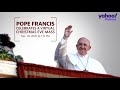 LIVE: Pope Francis celebrates Christmas Eve virtual mass