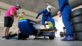 Formula Student Spain 2022 | Driver Egress | Team Bath Racing electric | 4K