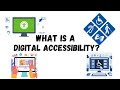 What is a digital accessibility?