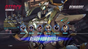 Overwatch-Eichenwalde Map/New Reinhardt Skin/PS4