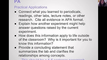 How to Write a Carlmont Science Lab Report REE PE PA Conclusion