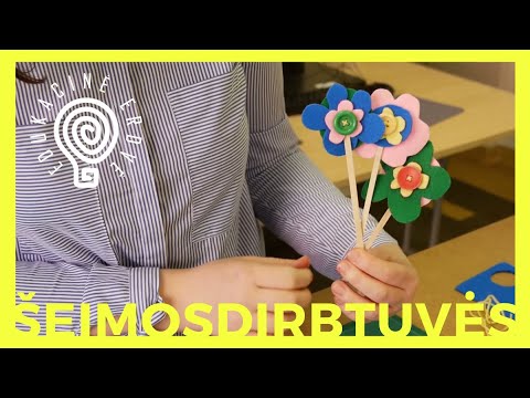 Video: 5 būdai, kaip pasigaminti gėlių iš veltinio