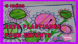 DIY. 5 Idées. Arts Plastiques Pour Enfants!!! //  5 ideas. Crafts For Kids!!