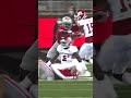 You're Not Down 'Til You're On the Ground | Cruickshank Spins Over Would-Be Tackler | B1G #Shorts