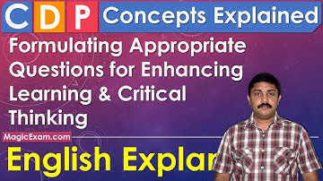 Formulating Questions Enhancing Learning Critical Thinking Bloom