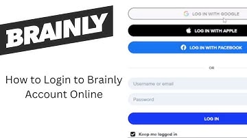 Brainly Login | How to Login to Brainly Account Online? Brainly Login Tutorial