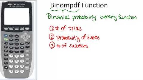 Binompdf Function: Lesson (Basic Probability and Statistics Concepts)