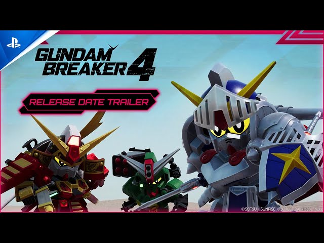 Gundam Breaker 4 - Release Date Trailer | PS5 u0026 PS4 Games class=