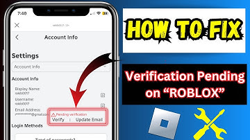 How To Fix “ROBLOX”Email Pending verification…#roblox