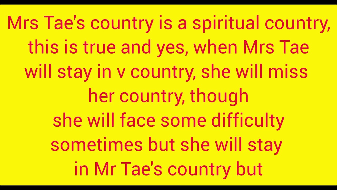 Mr tae message for mrs tae 🫂💜