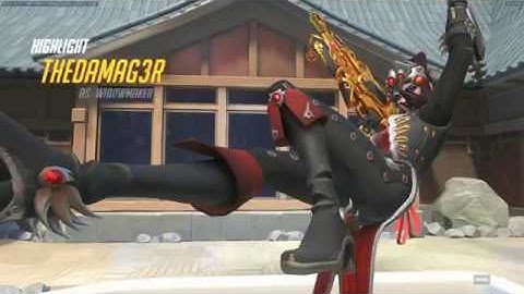 Widowmaker highlight as TheDaMag3r  | capture the flag | custom game