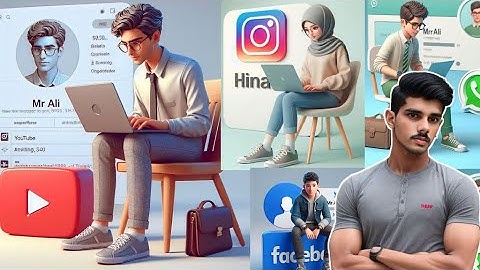 How to create 3d ai social media images | Bing image creator tutorial  2024