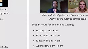 Drop in Tutoring at PCC