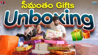 సీమంతం Gifts Unboxing || Priyanka Madhu || Kashif Kreations