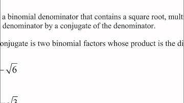 Lesson 5.2 - Multiplying and Dividing Radicals
