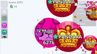 THE BEST DESTROYING TEAM (AGARIO MOBILE)