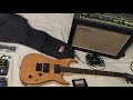 Guitar Godin Redline HB, Tube amp Carlsbro TC-60 EL34. Електрогітара. Электрогитара и комбоусилитель