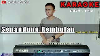 SENANDUNG REMBULAN (KARAOKE/LIRIK) || DANGDUT TERBAIK || MUSIK BY ANDRIKHAN