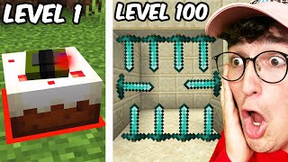 Testing Minecraft Traps From Level 1 To 100