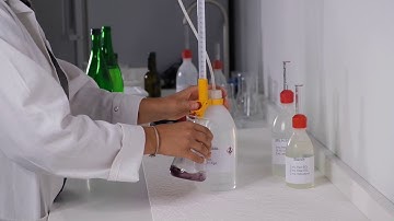 Tutorial video: Measurement of sulphurous acid in wine by the Ripper method