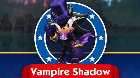 Sonic Dash-unlock Vampire Shadow