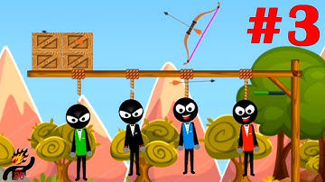 Stickman Archer Revenge Walkthrough Part 3 (by Stickman Game Fever) / Android Gameplay HD