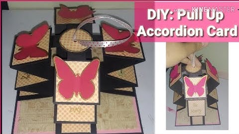 DIY: Easy Pull Up Accordion Card/ How to make Pull Up Accordion Card
