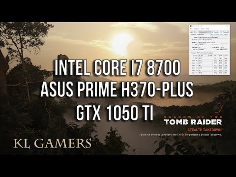 intel Core i7 8700 ASUS PRIME H370-PLUS 16GB DDR4 GTX 1050 Ti Gaming Benchmark