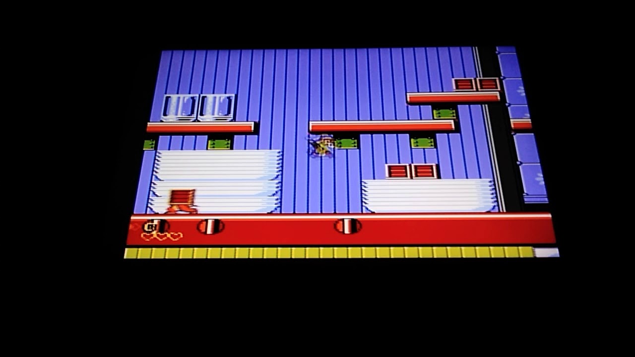 Chip and Dale 2 Rescue Rangers *(Nes)* playthrough 1993 First Boss