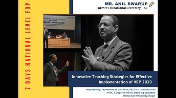 Fdp on Innovative Teachimg strategies for effective Implementation of NEP 2020