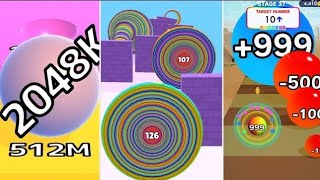 Calculate Balls! Satisfying Games vs [ Lv. 134 ] Level Up Circles vs Ball Run Infinity gameplay 🎮