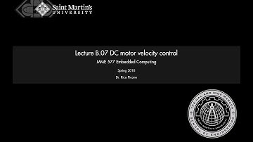 B.07 DC motor velocity control