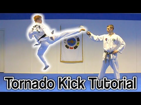 Taekwondo 360 Turning Kick/Tornado Kick Tutorial | GNT How to