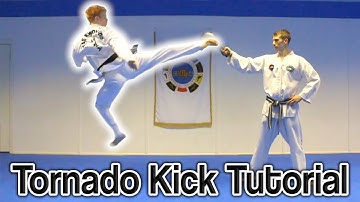 Taekwondo 360 Turning Kick/Tornado Kick Tutorial | GNT How to